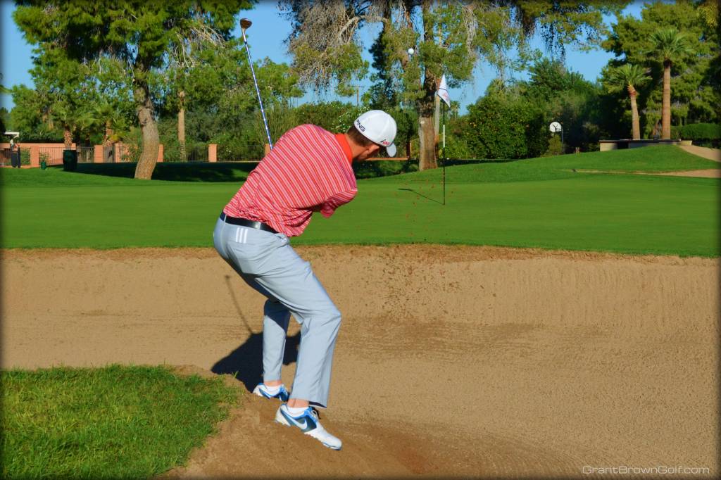 sand ball below follow through 2